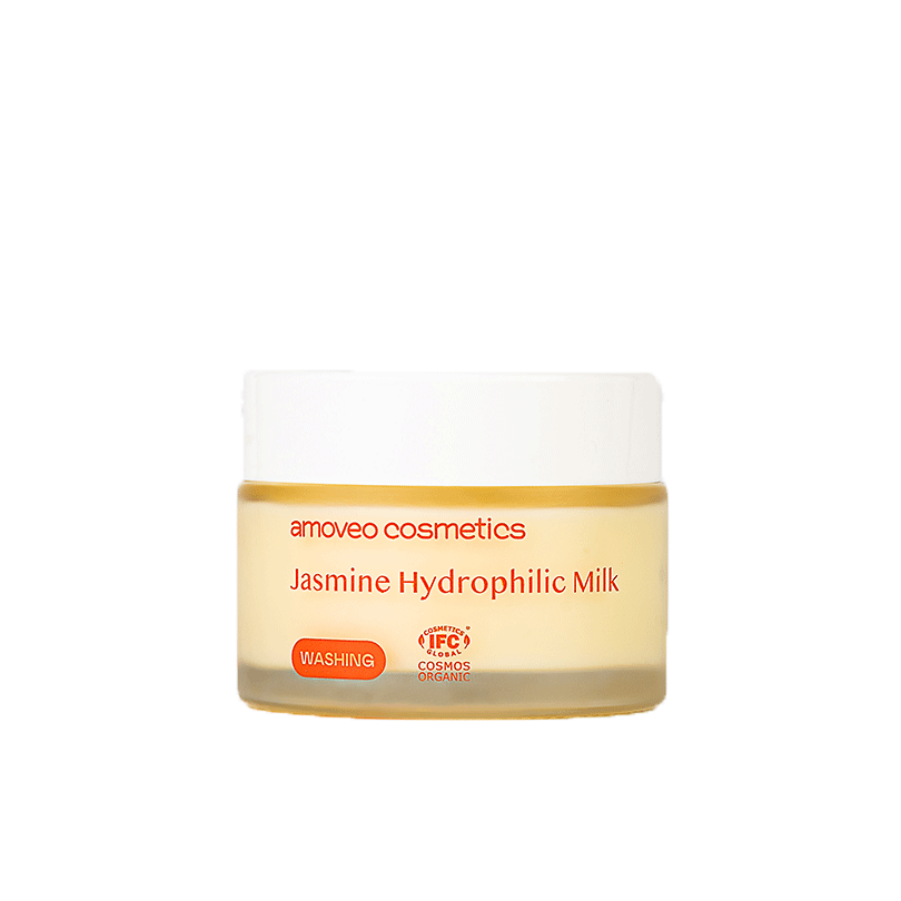 Жасминовое гидрофильное молочко для снятия макияжа «JASMINE HYDROPHILIC MILK» Amoveo