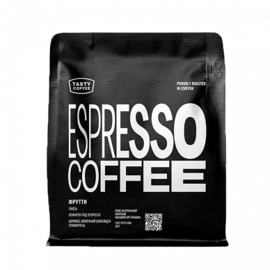 Кофе для эспрессо молотый "Фрутти", 250г, Tasty Coffee